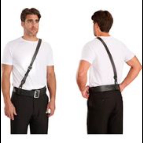 ⭐️ JAY-PEE Sam Browne Shoulder Strap 1 1/4 inch Leather Cross Strap Incl… - Picture 5 of 10